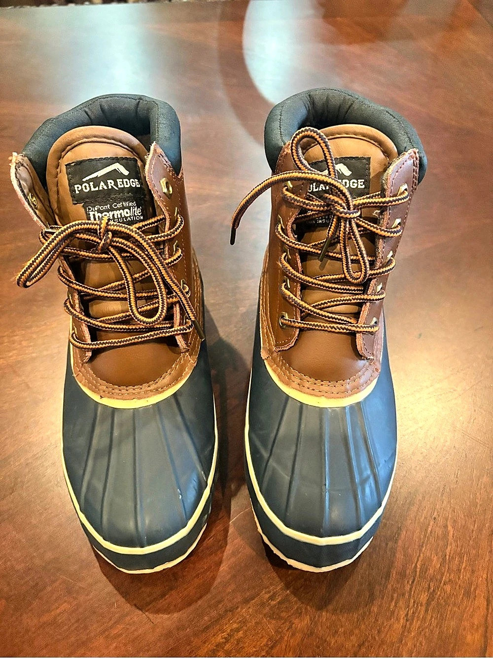 NWOT Polar Edge ST-375W Women’s Size 8 Leather Duck Boots Thermolite Insulated S